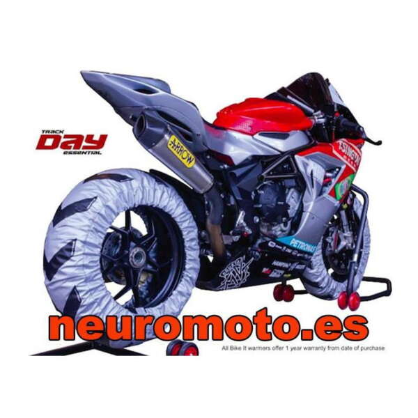 PACK CALENTADORES BIKETEK PRO + Dunlop D212 GP Racer slick 120/70ZR17 (M) + 190/55ZR17 (E)